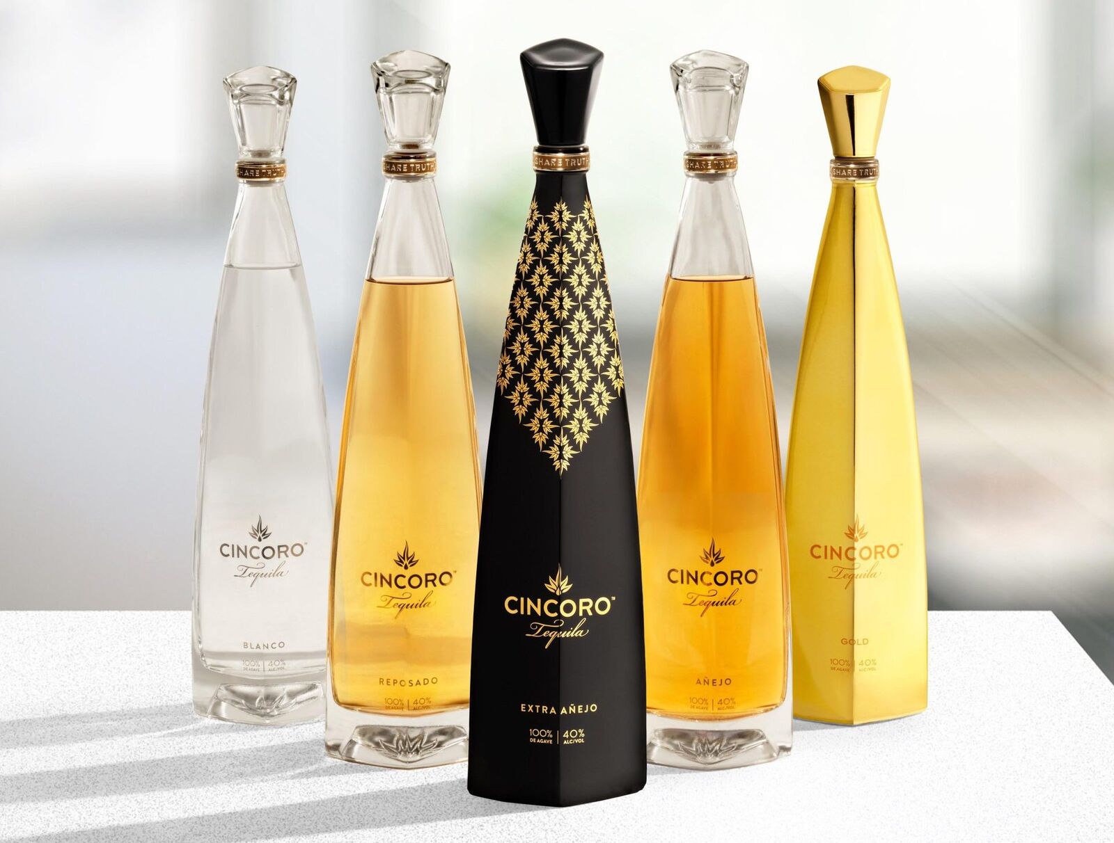 The Cincoro Tequila range